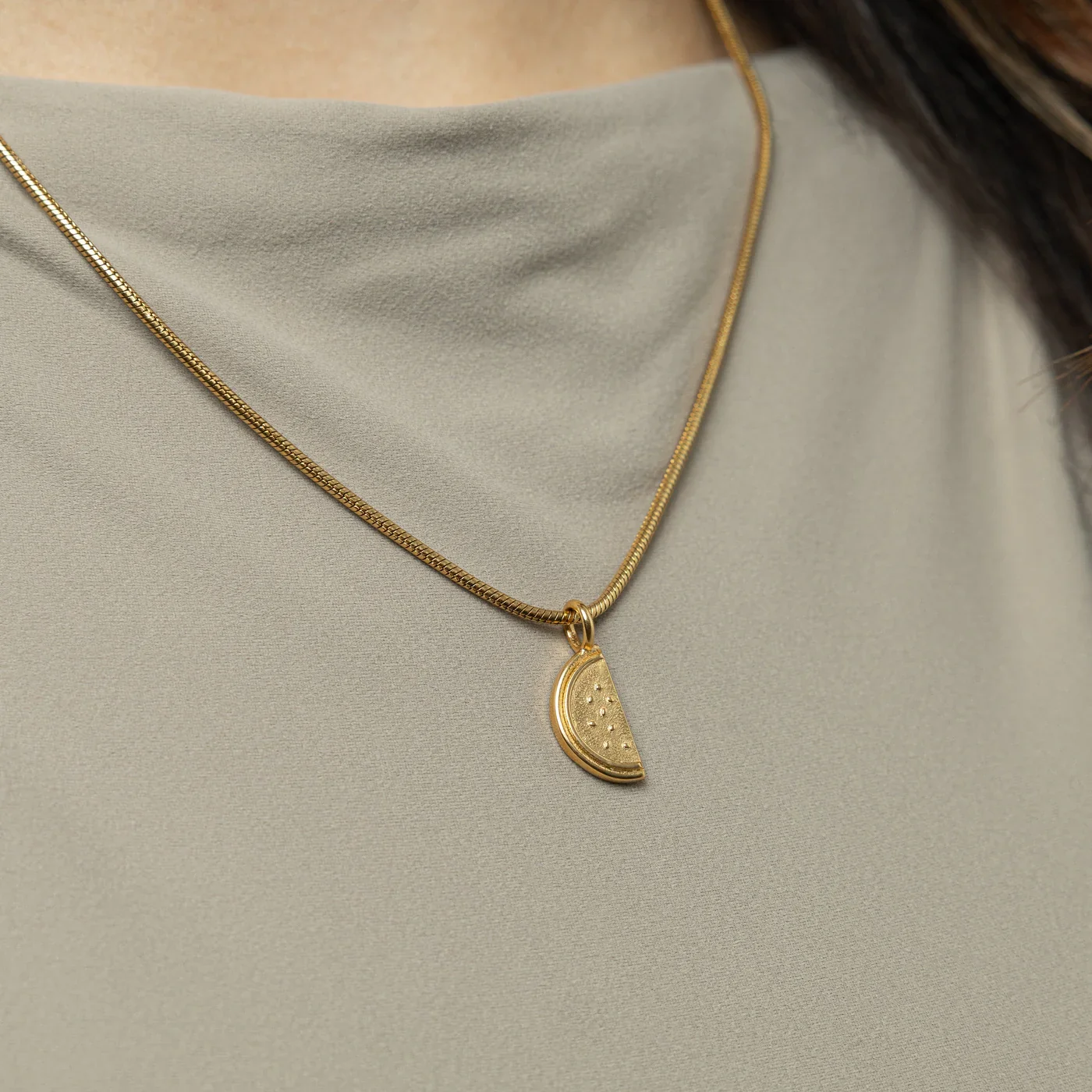 Palestine Watermelon Necklace - Image 2