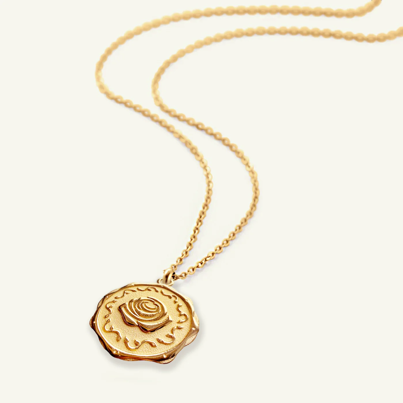 Rose Medallion Necklace - Image 4