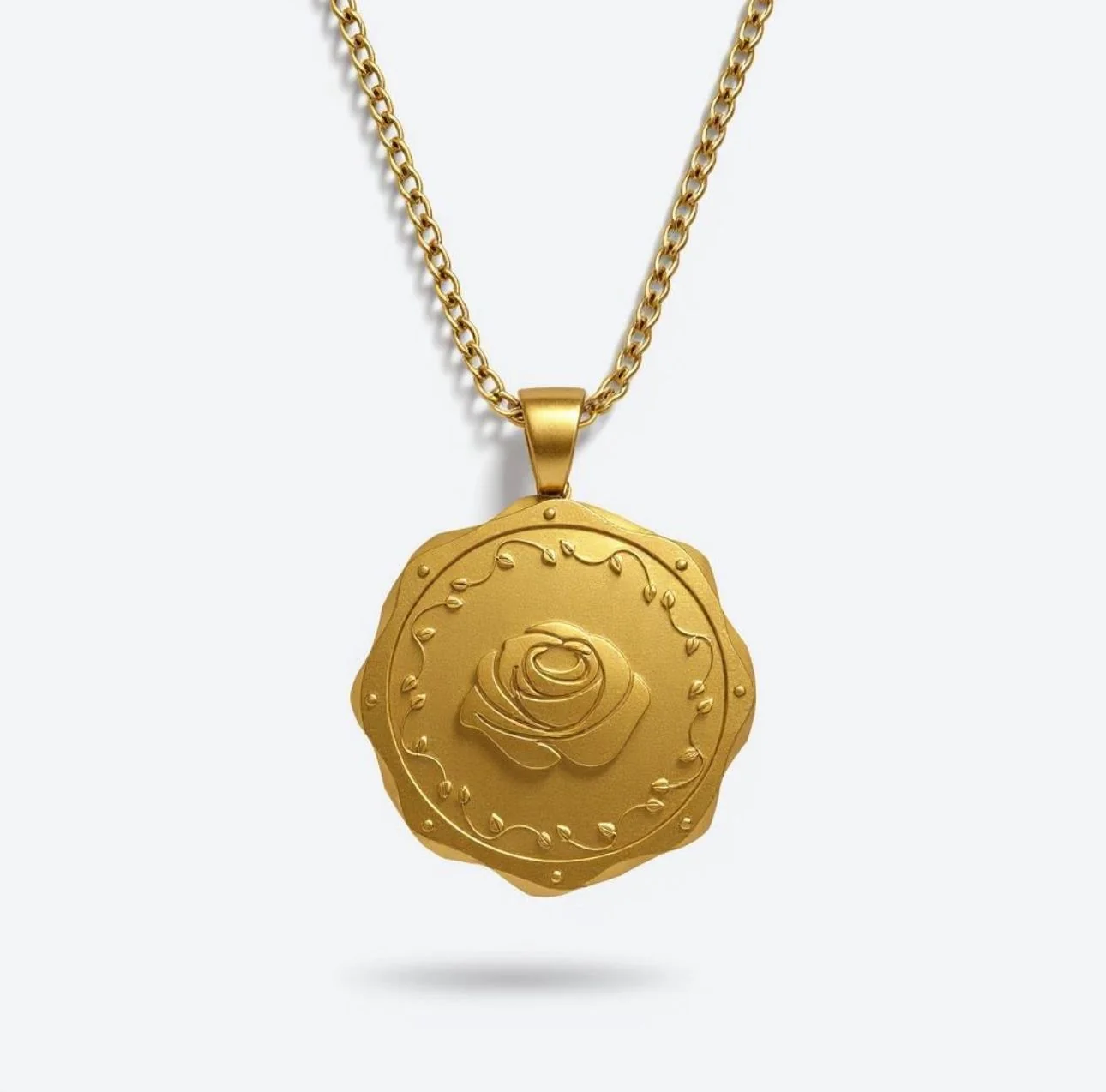 Rose Medallion Necklace - Image 5